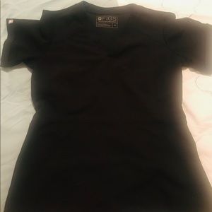Black Figs XS Scrub Top